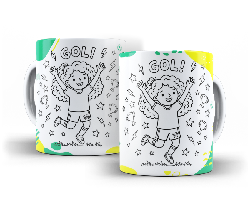 Caneca Colorir 003