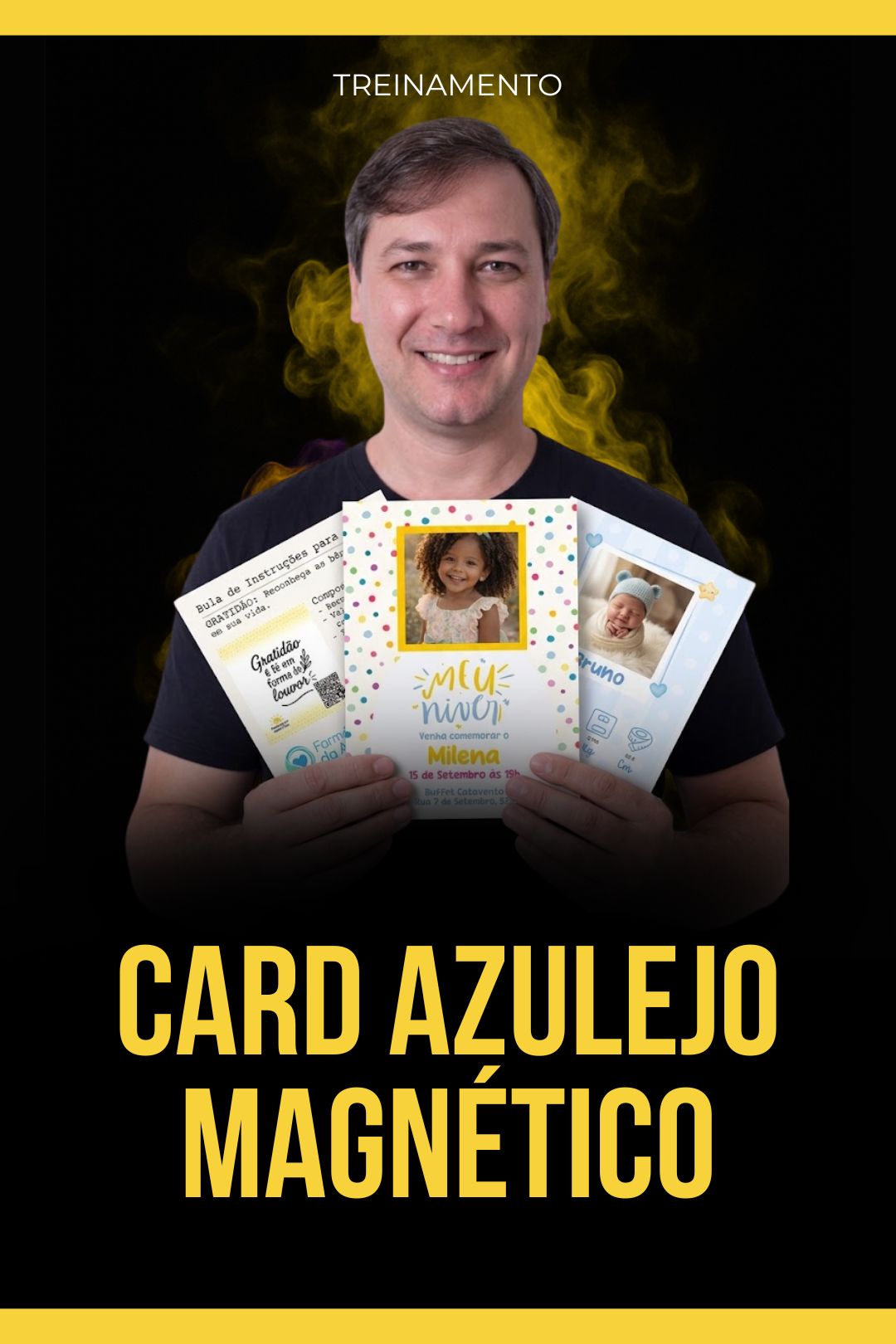 Capa do Treinamento Card Azulejo Magnético
