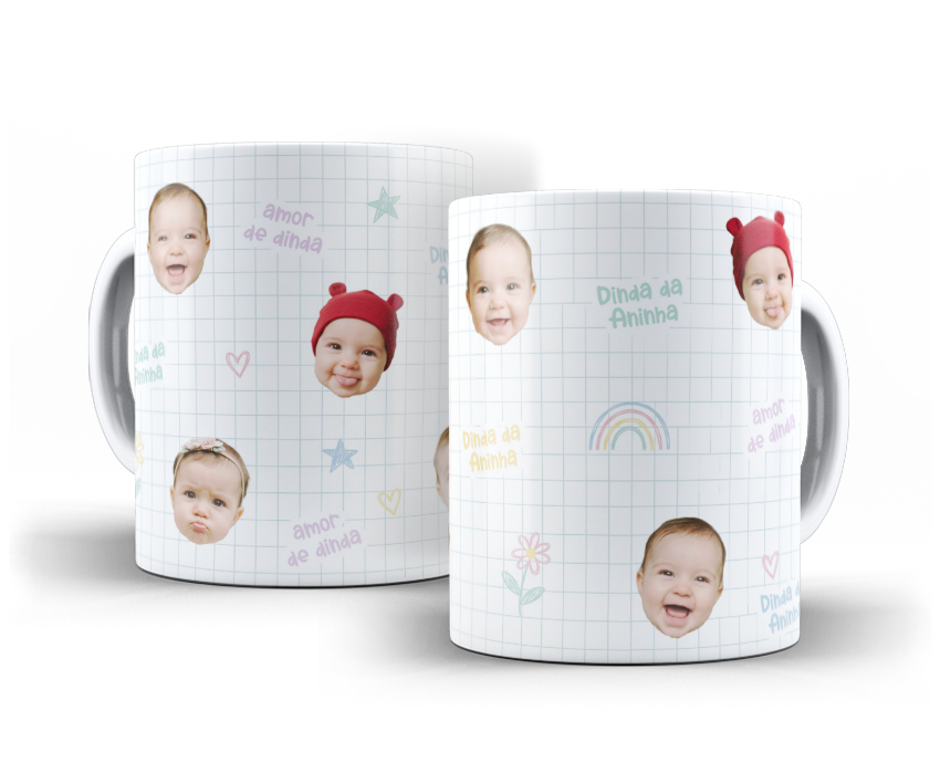 Caneca Rostinhos 02