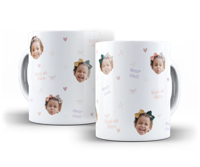 Caneca Rostinhos 04