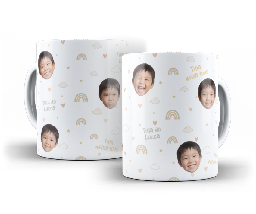 Caneca Rostinhos 10